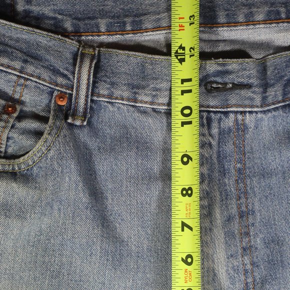 Levi's 550 38x32 Relaxed Fit Tapered Leg Blue Jeans - Picture 6 of 7